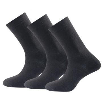 DEVOLD Daily Medium Sock 3-Pack black