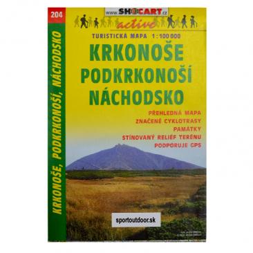 map Krkonose - Podkrkonose, Nachodsko - SHOCART