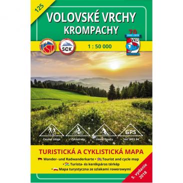 map Volovské vrchy - Krompachy 1:50 000