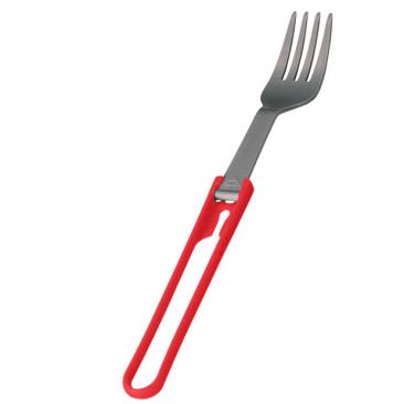 folding utensils MSR Fork red