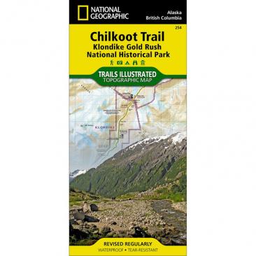 map NATIONAL GEOGRAPHIC - Chilkoot Trail