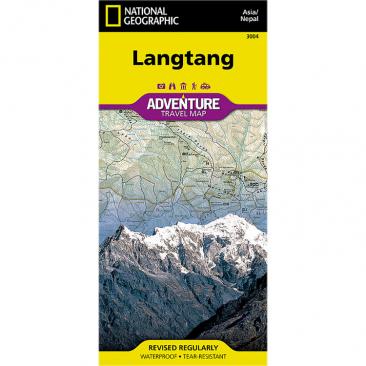 map NATIONAL GEOGRAPHIC - Langtang