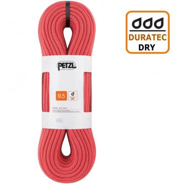 rope PETZL Arial 9.5mm Dry 70m red