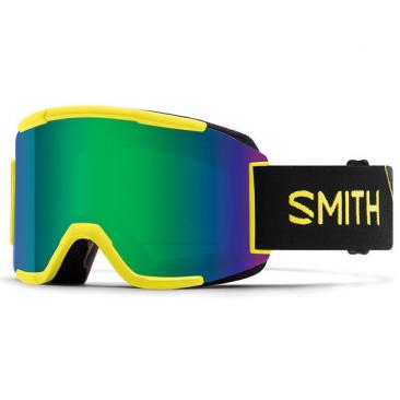 ski goggles SMITH Squad Citron Glow/Green Sol-X Mirror