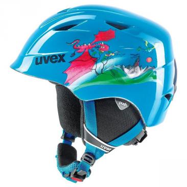 helmet UVEX Airwing 2 blue dragon